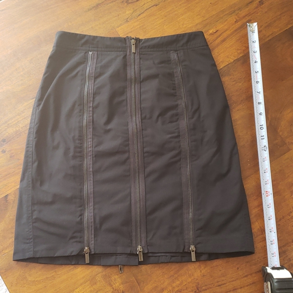 BCBGMaxAzria Lingerie Fabric Skirt with 4 Gussets